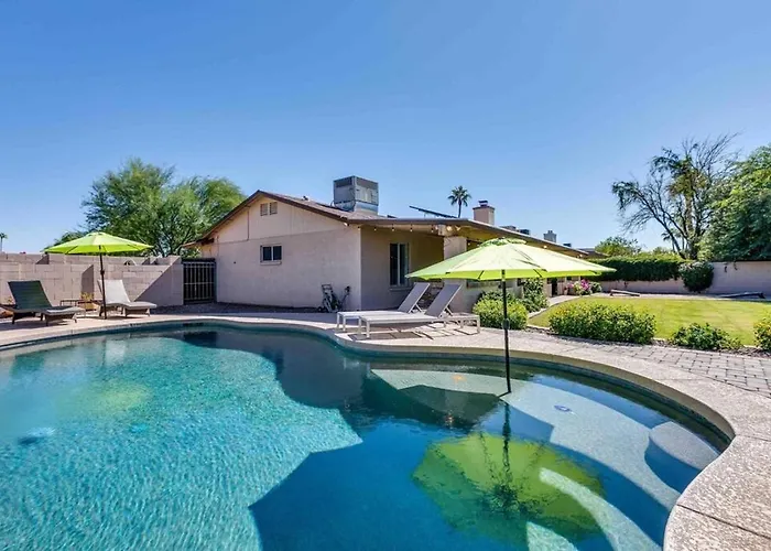 Spacious Backyard W Free Heated Pool, Tv And Bbq Dom wakacyjny Scottsdale