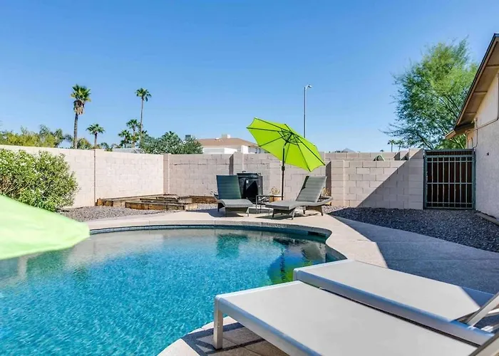 Spacious Backyard W Free Heated Pool, Tv And Bbq Dom wakacyjny Scottsdale